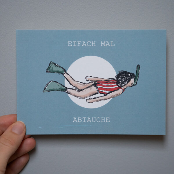 Postkarte "abtauchen" – Bild 2