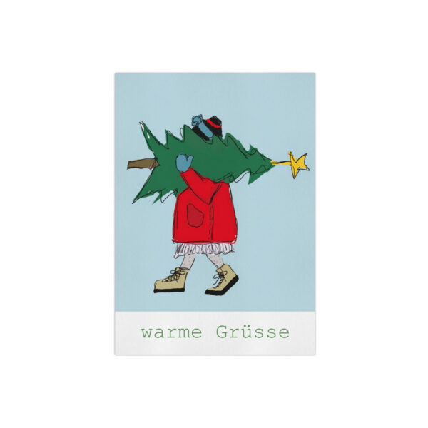 Postkarte "warme grüsse 1"