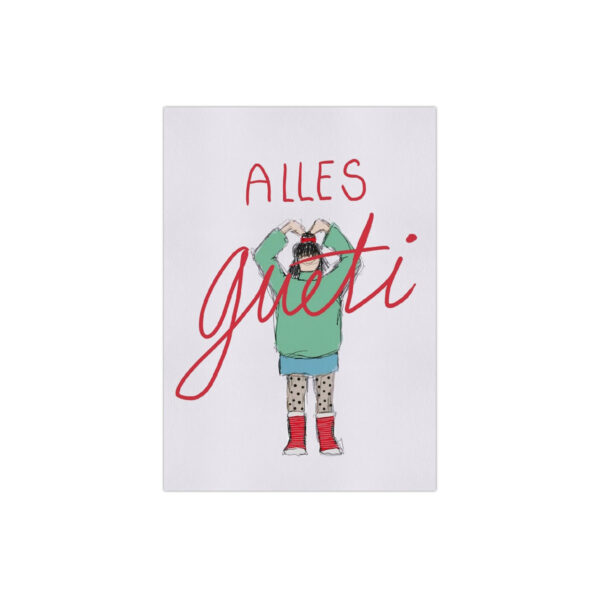 Postkarte "alles gueti"