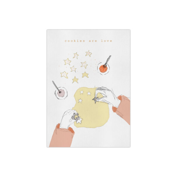 Postkarte "cookies"