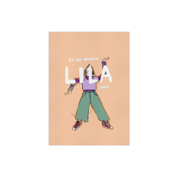 Postkarte "lila"