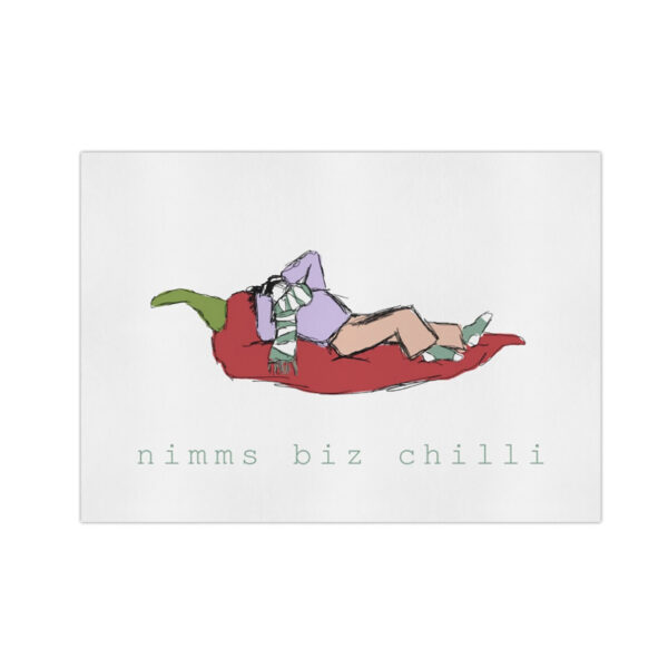 Postkarte "nimms biz chilli"