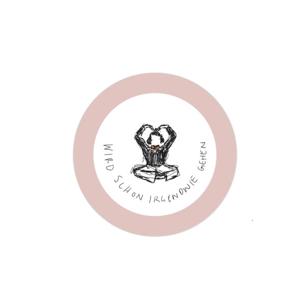 Sticker "wird schon"