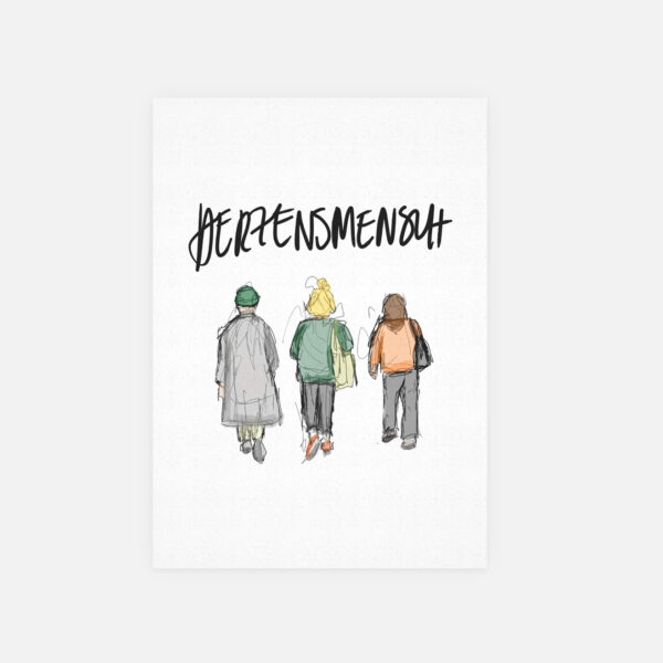 Postkarte "herzensmensch"
