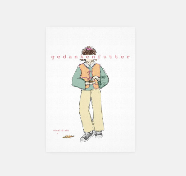 Postkarte "gedankenfutter"