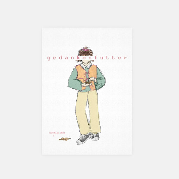 Postkarte "gedankenfutter"